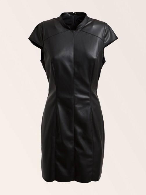 فستان من الجلد الصناعي Marciano Black Guess