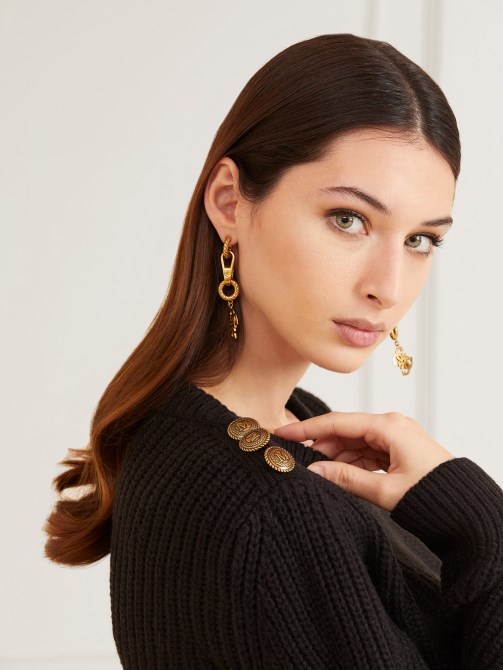 سترة من الصوف الأسود Marciano Guess