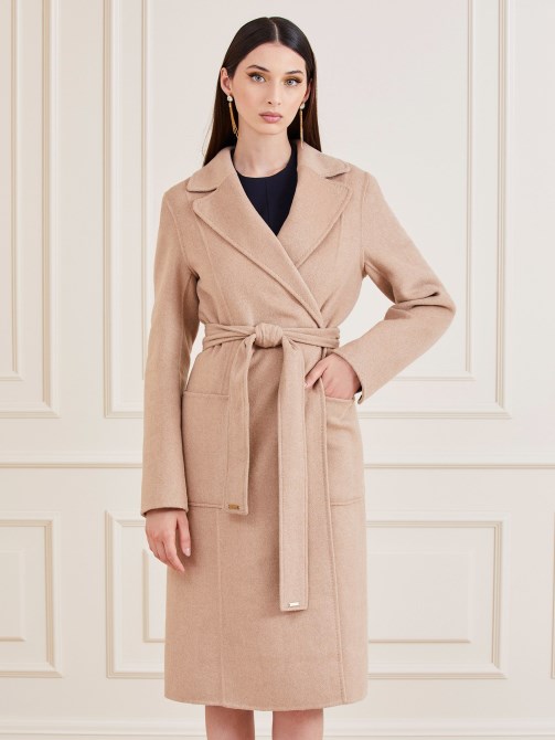 معطف من مزيج الصوف Marciano بيج Guess