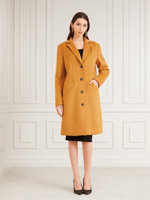 معطف من مزيج الصوف Marciano بيج Guess