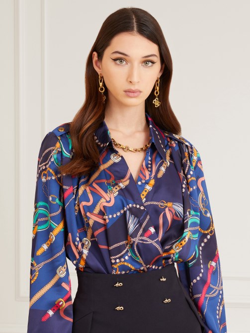 Marciano All Over Print Body Guess Blue Multi