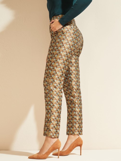 Marciano All Over Print Pant Multi Beige Guess
