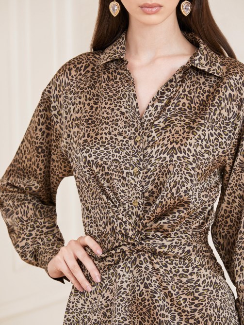Marciano Animalier فستان بطبعة حيوان تخمين
