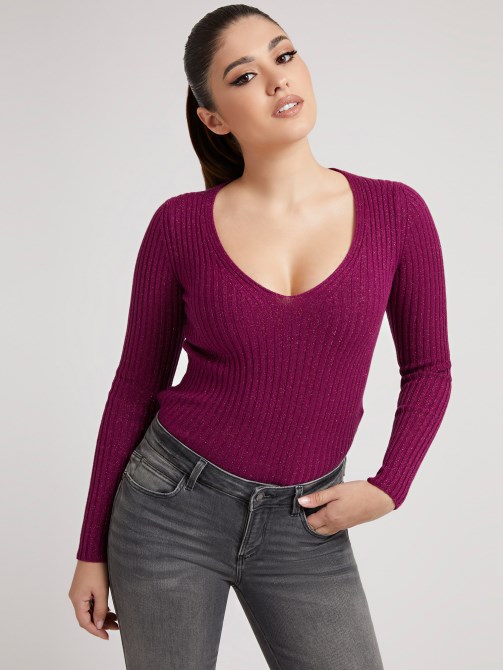 أعلى تخمين Lurex الأحمر