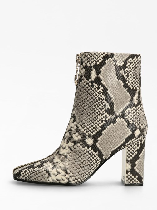 Guess Ellese Croc Print Bootie Multicolor Pattern