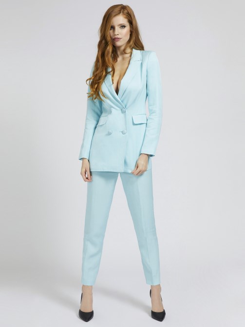 Marciano Linen Blend Pant Guess Blue