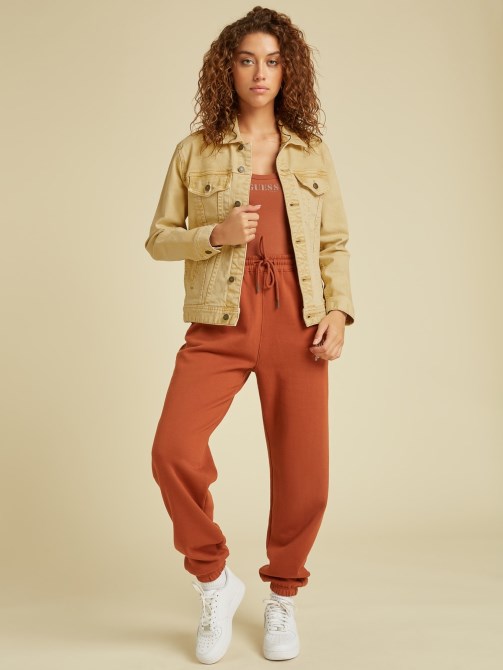جاكيت جينز ضيق أزرق من Guess