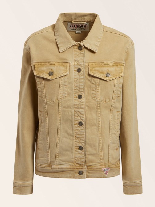 جاكيت جينز ضيق أزرق من Guess