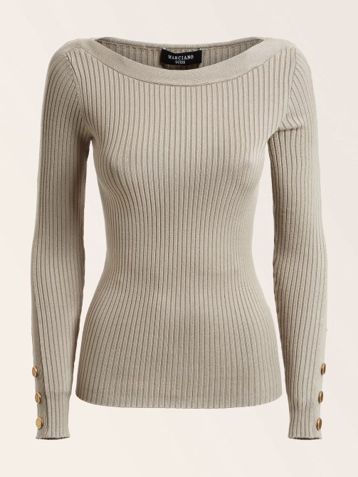 Marciano سترة قارب قارب رمادي فاتح Guess