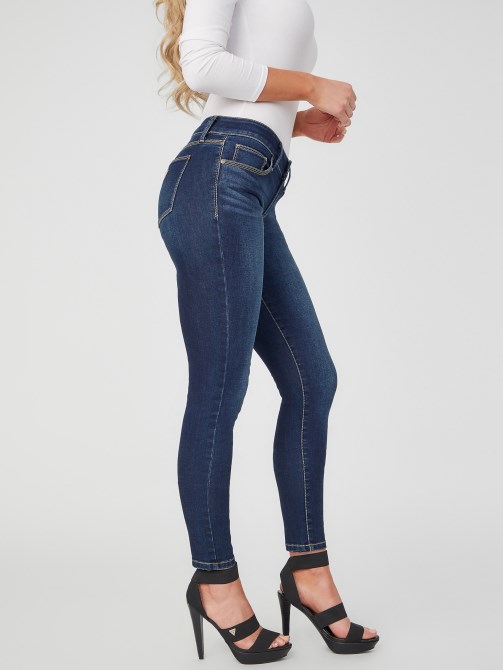 بنطلون جينز ضيق متوسط ​​الارتفاع من Guess