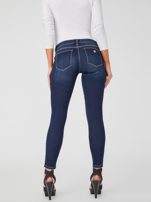 بنطلون جينز ضيق متوسط ​​الارتفاع من Guess