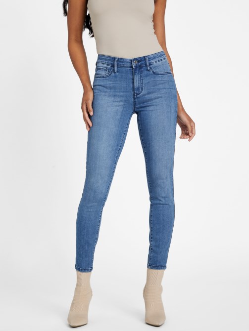 جينز ضيق متوسط ​​الارتفاع من Guess Eco Brenda