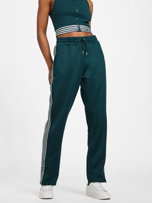 Guess Eco Veda Tricot Joggers يشم غامق