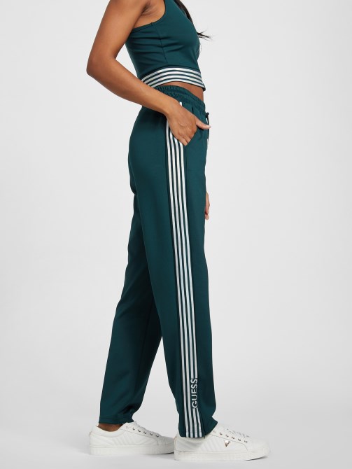 Guess Eco Veda Tricot Joggers يشم غامق