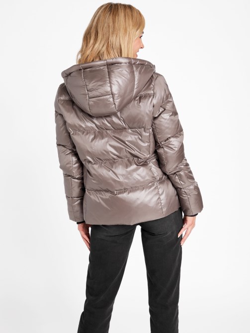 جاكيت منفوخ باللون البني من جيس