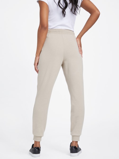 Sabrina Logo Joggers مخمل رمادي داكن تخمين