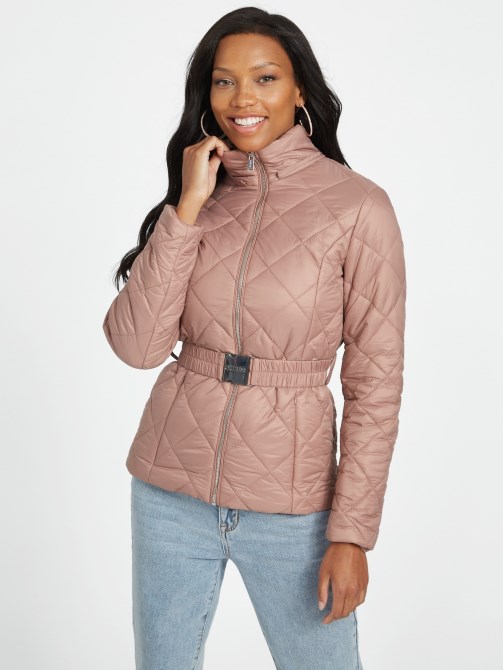 Eco Zaila Puffer Jacket Guess كستناء محمص