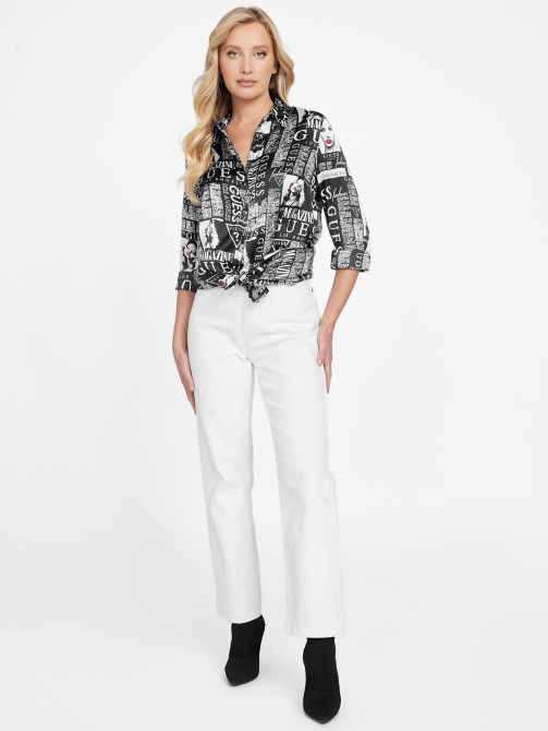 Arden Top Guess Black Multi