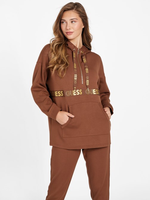 سترة بغطاء رأس بشريط شعار من Trunk Barker Guess