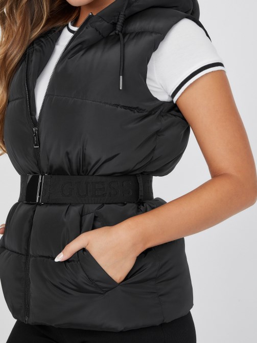 سترة مبطنة من Jet Black Guess مورا