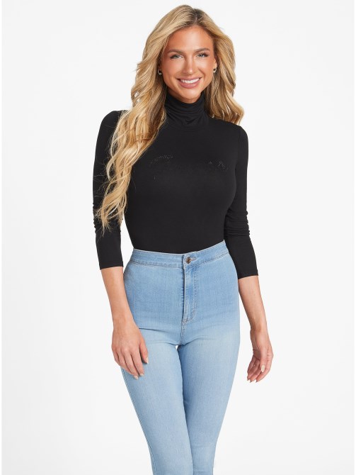 جت أسود Eco Lorna Top Guess