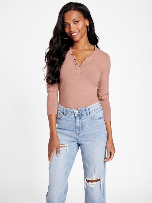 Guess Eco Delia أعلى كستناء محمص