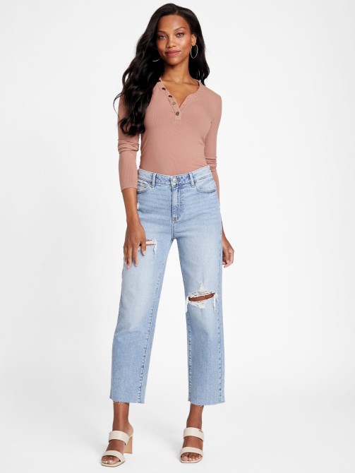 Guess Eco Delia أعلى كستناء محمص