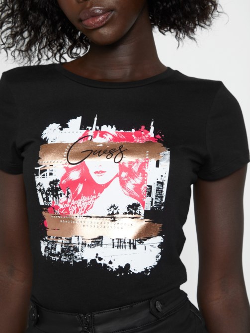 Guess Amoni Tee أسود جت