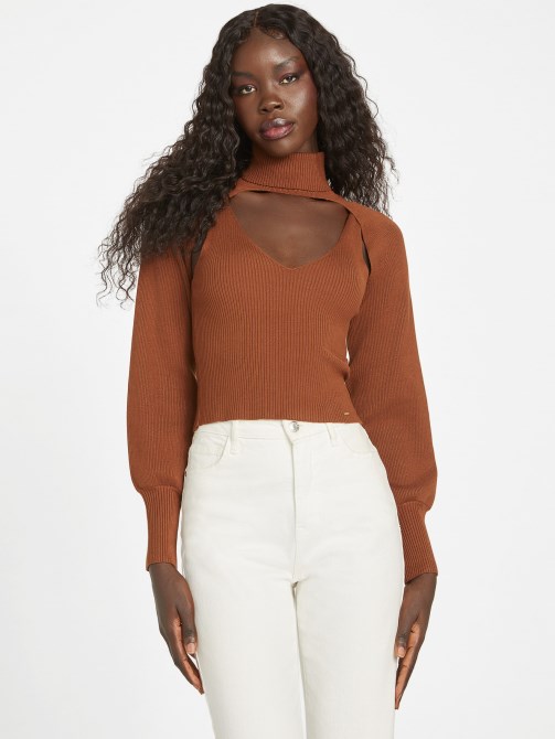 Eco Effie Bolero Sweater Set Hickory Manor Guess