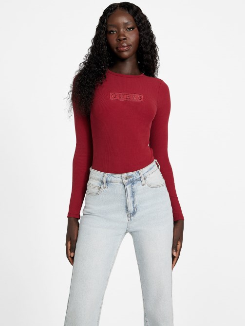 عصير البنجر Eco Jalila Bodysuit Red Guess