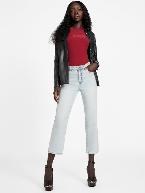 عصير البنجر Eco Jalila Bodysuit Red Guess