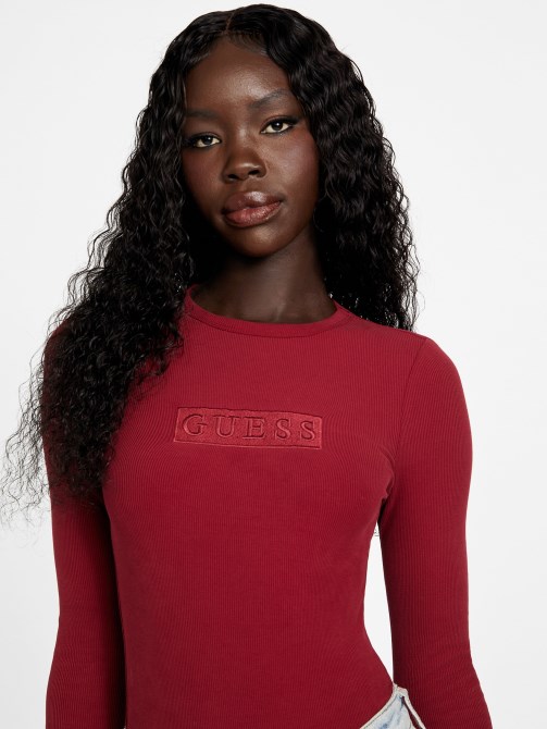 عصير البنجر Eco Jalila Bodysuit Red Guess