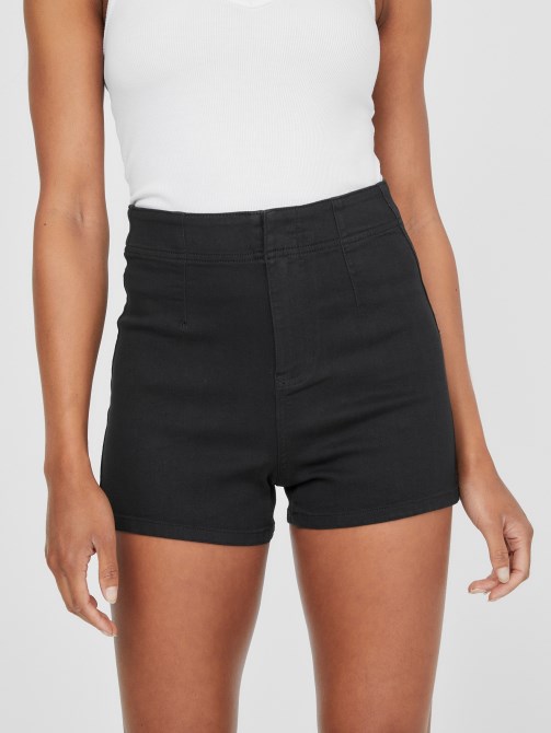 شورت مشد أسود من Guess Eco Emberly