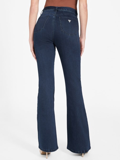 Guess Eco Paloma سروال مضيئة بحزام غسيل غامق