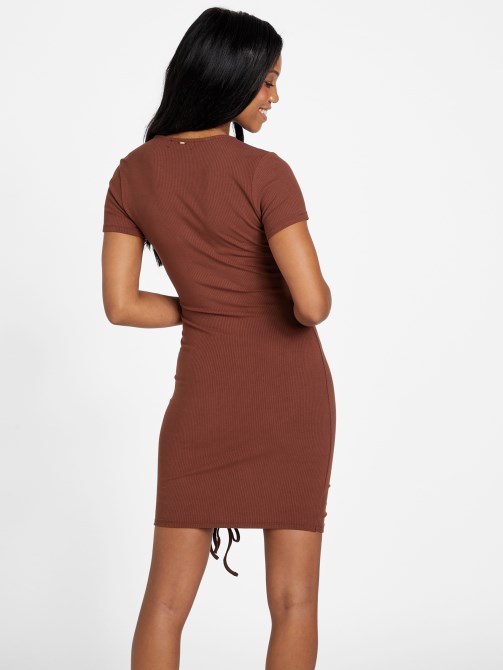 Eco Hayden Ruched Dress Guess Hickory Manor