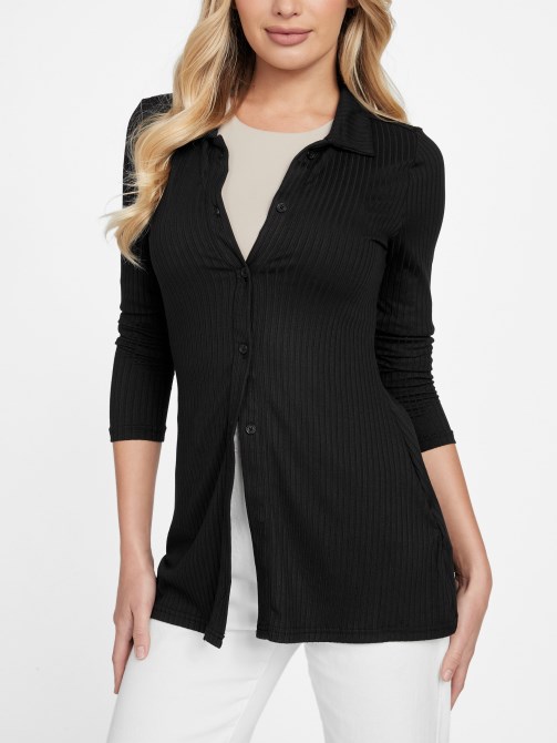 Eco Jannise Top Jet Black Guess