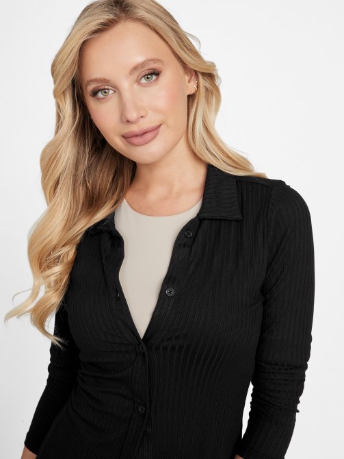 Eco Jannise Top Jet Black Guess