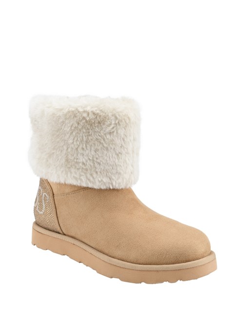 الأحذية الطبيعية البراقة فو- Shearling تخمين