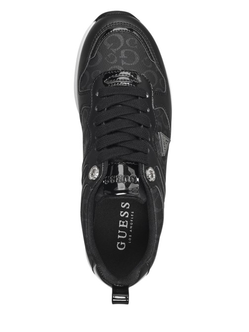 جوليز حذاء رياضي بشعار أسود 1 Guess
