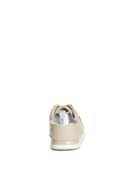 Jaelynn حذاء رياضي بطبعة شعار رمادي داكن Guess