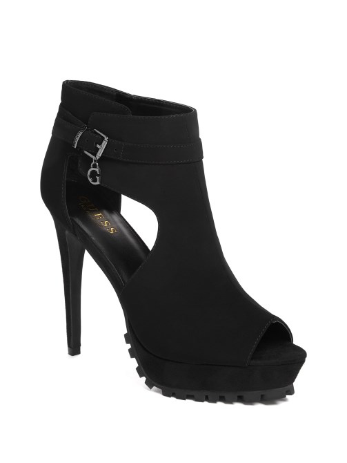 الأسود Zandy Strappy الكعوب تخمين