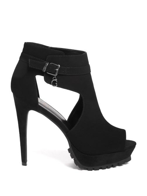 الأسود Zandy Strappy الكعوب تخمين