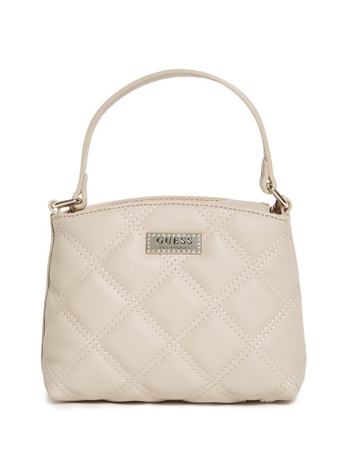 رمادي داكن Guess Nina Mini Satchel