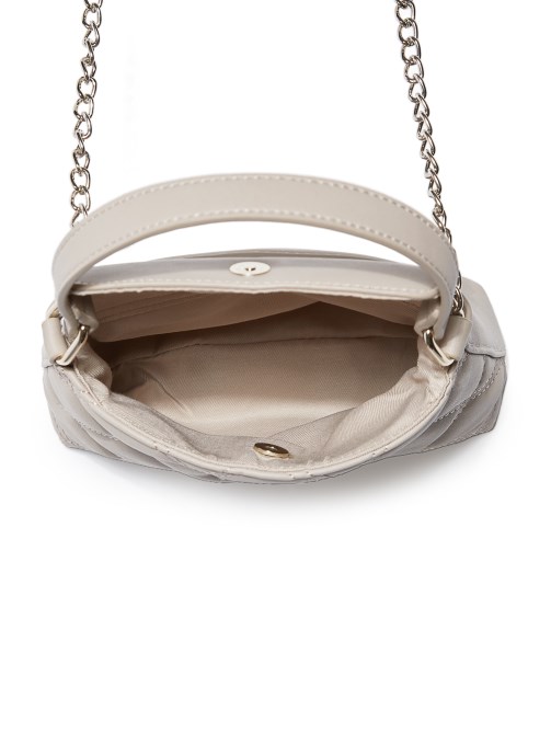 رمادي داكن Guess Nina Mini Satchel