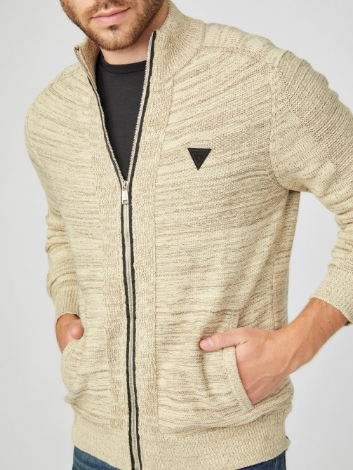 Chet Marled Mock Neck Sweater Guess Chino