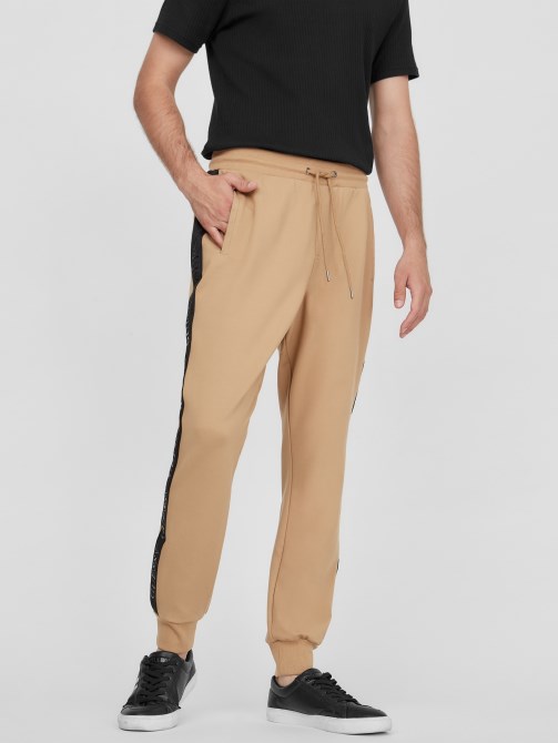 رمادي داكن محمص Eco Andrew Logo Joggers Guess