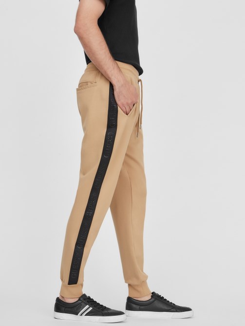 رمادي داكن محمص Eco Andrew Logo Joggers Guess