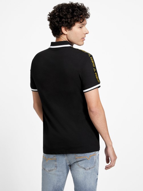 ايكو جون Zip Polo Guess جيت بلاك