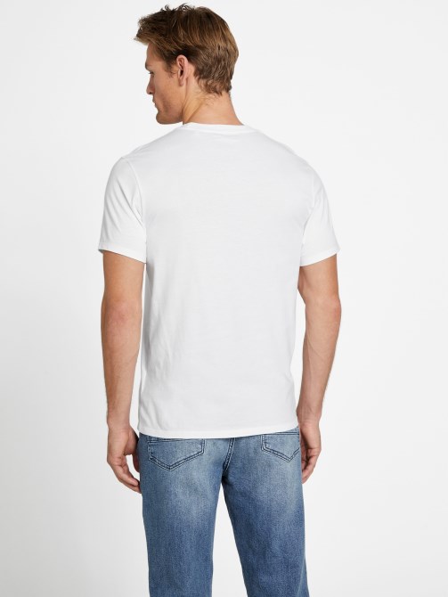 Eco Koda Crewneck Tee أبيض نقي تخمين