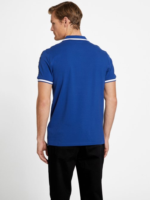إيكو جون Zip Polo Admiral Blue Guess